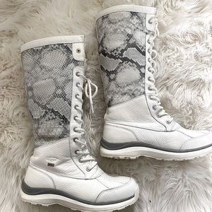 UGG Adirondack tall lll snake snow boots sz 7